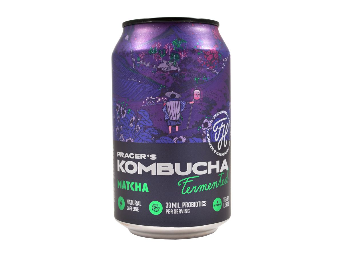 Pragers Kombucha matcha, 330 ml