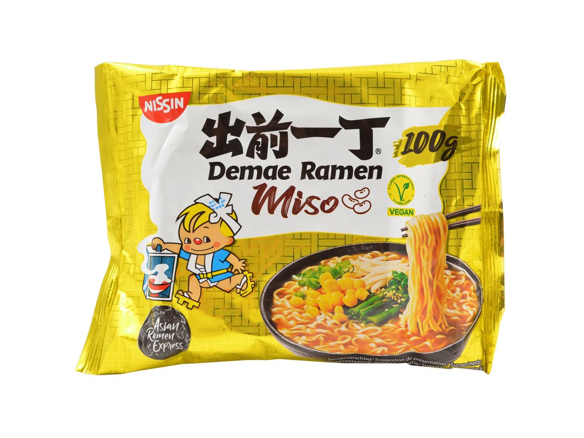 Nissin Polévka ramen miso, 100 g